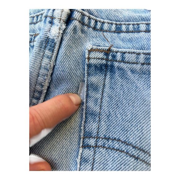 Vintage Levi’s SilverTab Jeans 28x33 Light Wash Button Fly Made USA 1991 - Picture 9 of 10